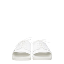 Maison Margiela White Cotton Slippers Sandals