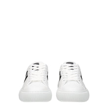 Versace White Leather Low Tops