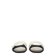 Valentino Garavani Black Leather Slippers Sandals