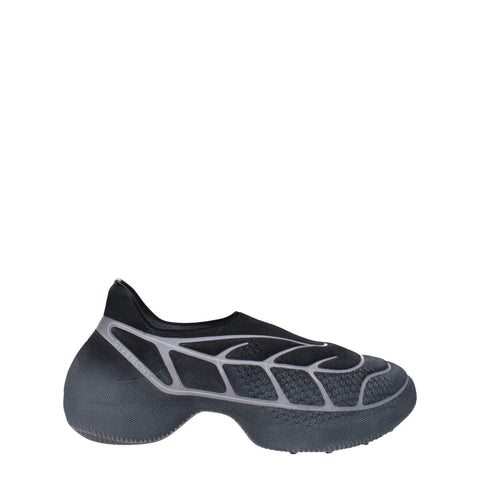 Givenchy Gray Fabric Athletic Sneakers