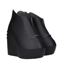 Givenchy Black Cotton Wedges Sandals