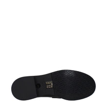 Stuart Weitzman Black Leather Slip-On Loafers