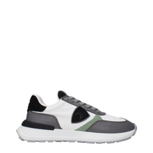 Philippe Model White Fabric Athletic Sneakers