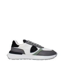 Philippe Model White Fabric Low Tops