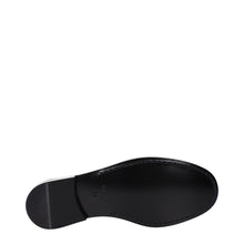 Versace Gray Leather Slip-On Loafers