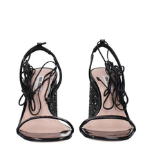 Miu Miu Black Leather Platforms