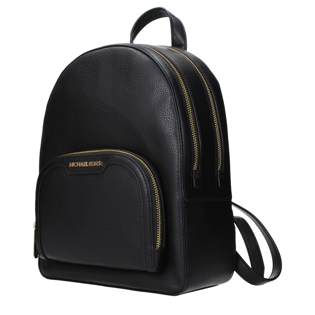Michael Kors Black Leather Backpack