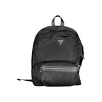 Guess Jeans Nero Nylon Men Backpack