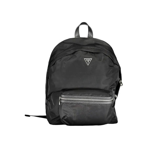 Black Polyamide Backpack Guess Jeans