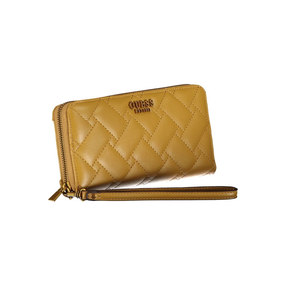 Guess Jeans Giallo Poliuretano Women Wallet