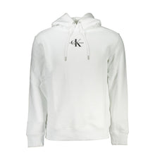 Calvin Klein White Cotton Men's Sweater with Hood