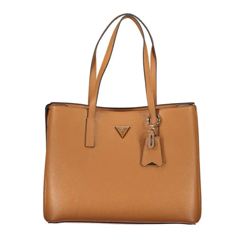 Brown Polyethylene Handbag Guess Jeans