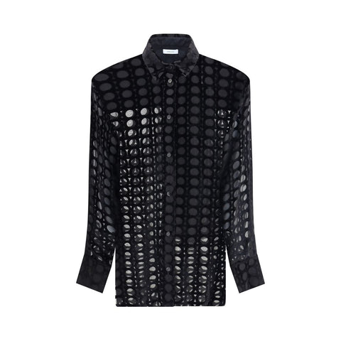 Ferragamo Velvet devoré Shirt