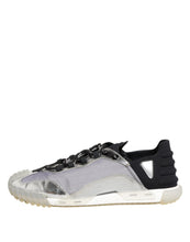 Dolce & Gabbana Black Silver NS1 Men Low Top Sneakers Shoes