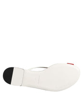 Dolce & Gabbana Red White KEIRA Flower Leather Sandals Shoes