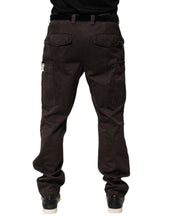 Dolce & Gabbana Brown Cotton Stretch Cargo Men Trouser Pants
