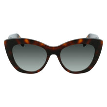 Salvatore Ferragamo Brown Acetate Sunglasses