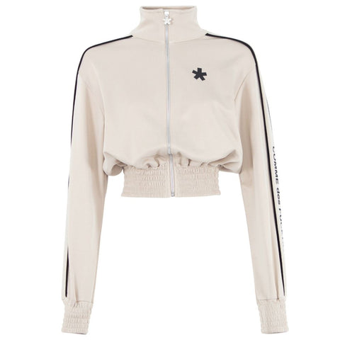 Comme Des Fuckdown Beige Cotton Women Sweater