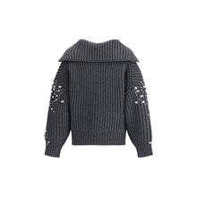 PINKO Rhinestones wool Cardigan