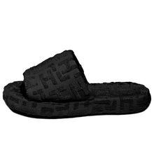 Hinnominate Black Cotton Women Sandal