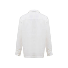 Gran Sasso White Linen Shirt