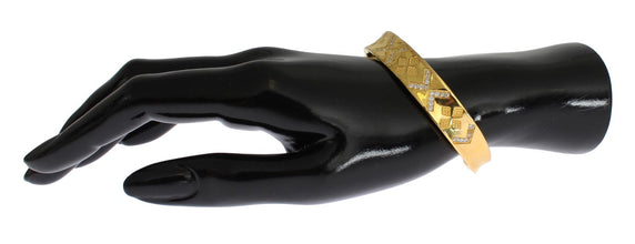 CZ Gold Sterling 925 Silver Bangle Bracelet Nialaya