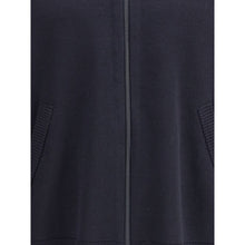 Thom Browne Double Face Full Zip Up Cardigan In Meri