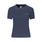 Tommy Hilfiger Blue Cotton Women T-Shirt