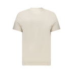 Tommy Hilfiger Beige Cotton Men T-Shirt
