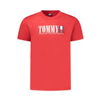 Tommy Hilfiger Red Cotton Men T-Shirt