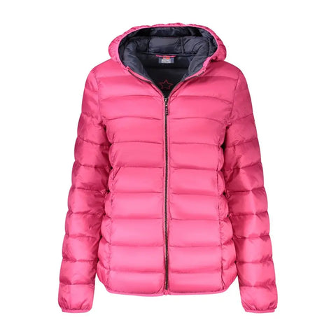 Pink Polyamide Women Jacket Norway 1963
