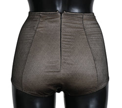 Bottoms Underwear Beige With Black Net Dolce & Gabbana