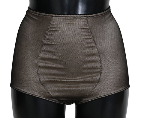 Bottoms Underwear Beige With Black Net Dolce & Gabbana