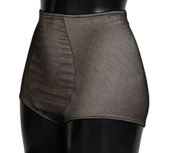 Bottoms Underwear Beige With Black Net Dolce & Gabbana