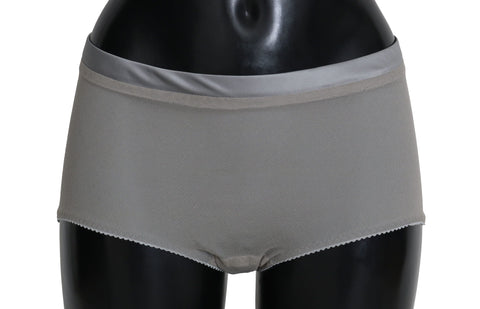 Underwear Silver With Net Silk Bottoms Dolce & Gabbana