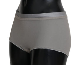 Underwear Silver With Net Silk Bottoms Dolce & Gabbana