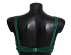 Green Silk Stretch Floral Lace Bra Underwear Dolce & Gabbana