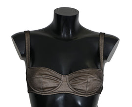 Brown Regg Balconcino Imbottito Bra Underwear Dolce & Gabbana