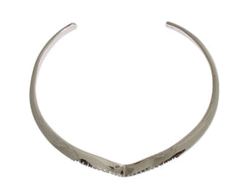 Skyfall CZ 925 Silver Bangle Bracelet Nialaya