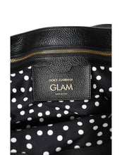 Dolce & Gabbana Brown Leopard GLAM Leather Logo Plaque Tote Bag