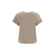 Brunello Cucinelli cashmere glitter T-shirt