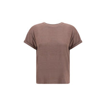 Brunello Cucinelli cashmere glitter T-shirt