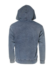 Dolce & Gabbana Blue Cotton Blend Hooded Sweatshirt Sweater