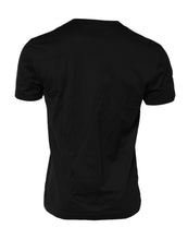 Dolce & Gabbana Black DG King Crown Cotton Crew Neck T-shirt