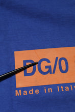 Dolce & Gabbana Blue Logo Graphic Cotton Crew Neck T-shirt
