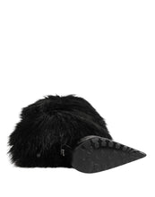 Dolce & Gabbana Black Faux Fur Pointed Knee High Stiletto Boots Shoes