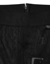 Dolce & Gabbana Black Nylon Leggings Stretch Pants