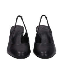 Max Mara Black Leather High Heel Pumps