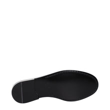 Versace White Leather Slip-On Loafers