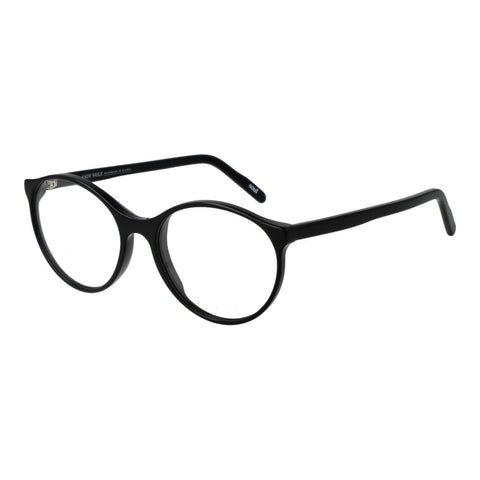 Black Unisex Glasses Frame Andy Wolf